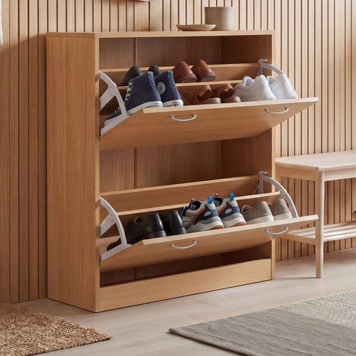 Finebuy schuhschrank buche - schuhschrank,