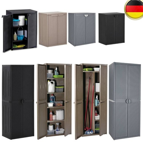 Gartenschrank rattan optik - gartenschrank, rattan-optik