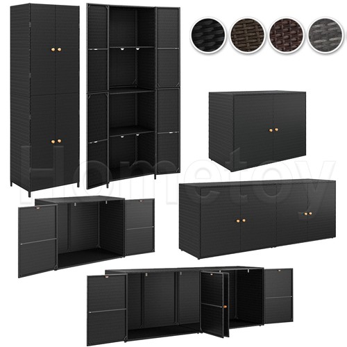 Gartenschrank poly rattan - poly,