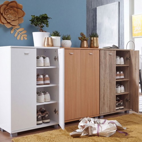 Schuhschrank holz paar - schuhschrank,