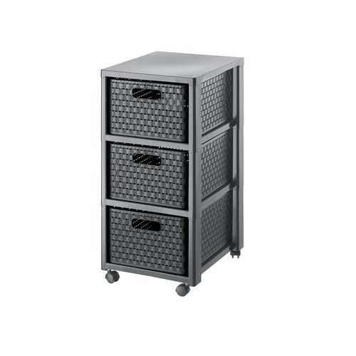 Rotho rollcontainer 3x18l - rollcontainer,