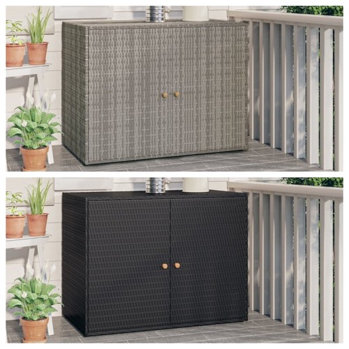 Gartenschrank poly rattan - poly,